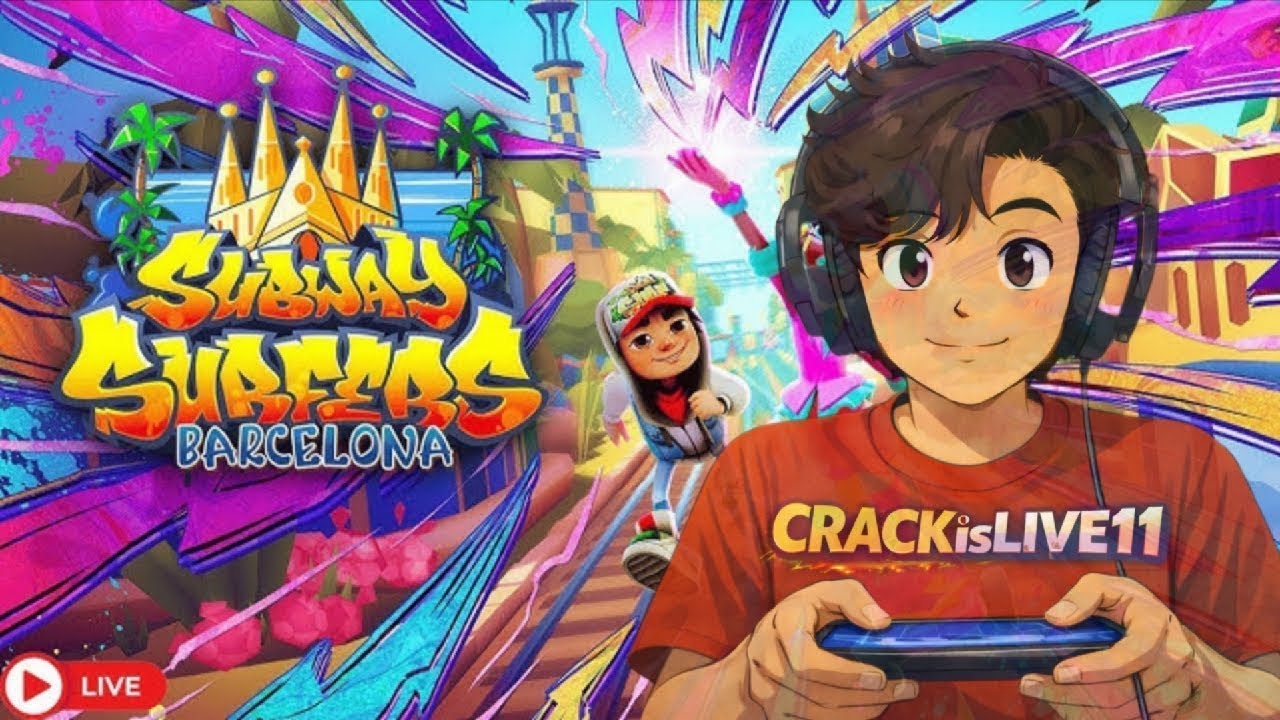 CRACKISLIVE12 play subway surfers #shortviral #youtubeshorts # viralshort