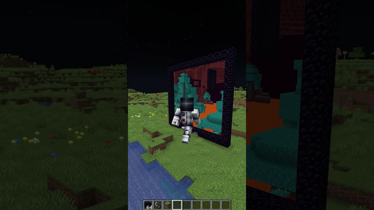 worlds largest portal with immersive mod