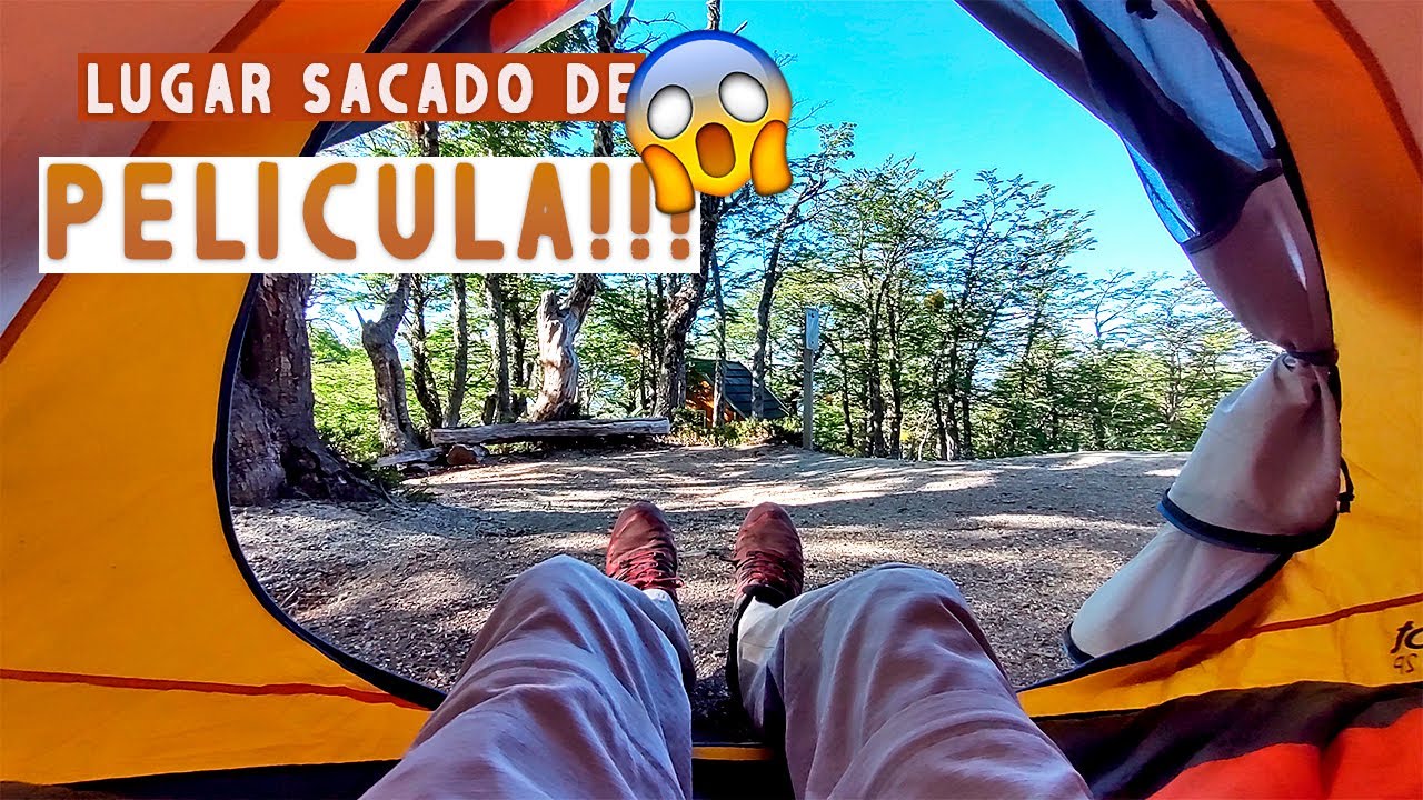 PASO la NOCHE en un REFUGIO de MONTAÑA 🏕️ y CONOZCO a una PERSONA que lo CONSTRUYÓ!!!