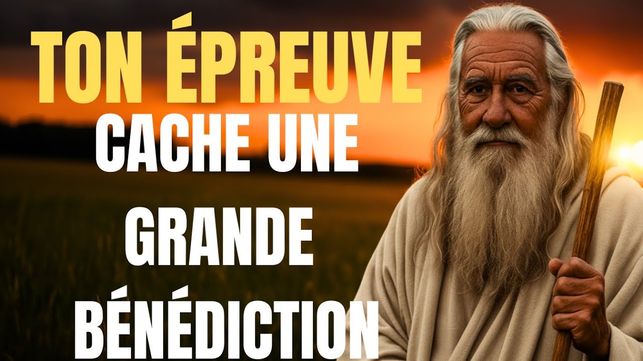 Si tu passes par cette épreuve, c’est que Dieu te réserve quelque chose de merveilleux.