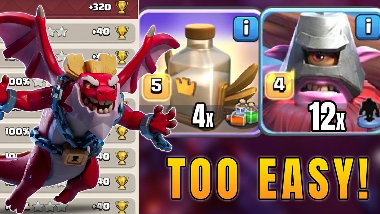 Best Thrower Attack Strategy | Dragon Duke with Revive Spell Make Thrower Army Over Power!