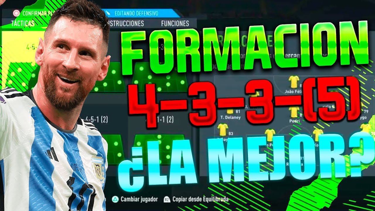 FORMACION 4-3-3-(5) FALSO 9 ✅ DISFRUTA DE NUEVO | TACTICAS Y INSTRUCCIONES FIFA 23