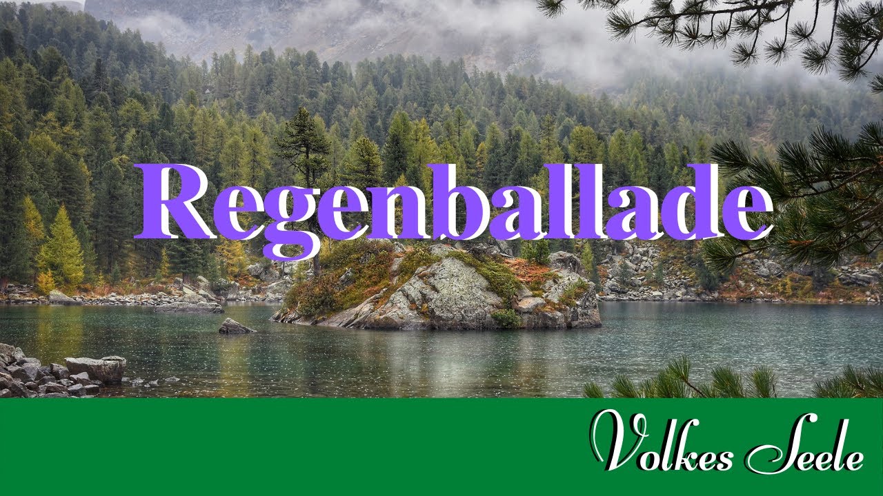 Regenballade von Ina Seidel