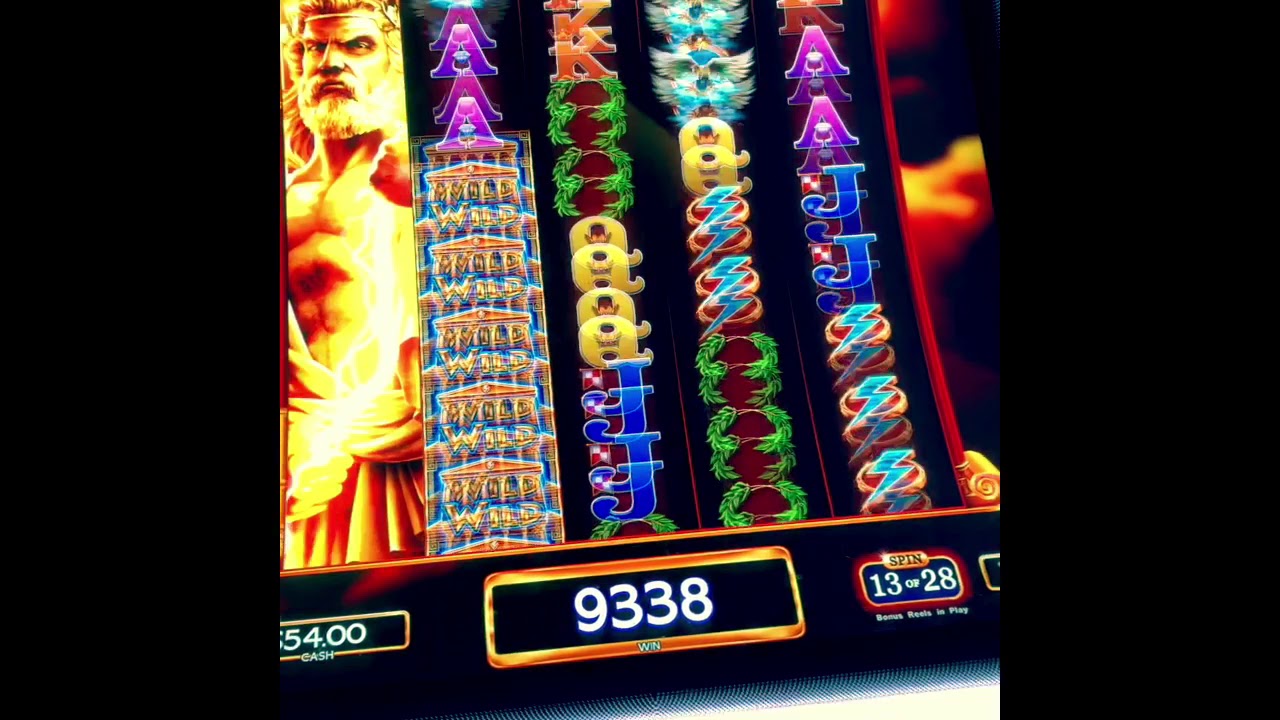 Zeus Unleashed amazing big win (by accident) Surprise handpay Jackpot 💰🎰 wait til the end!