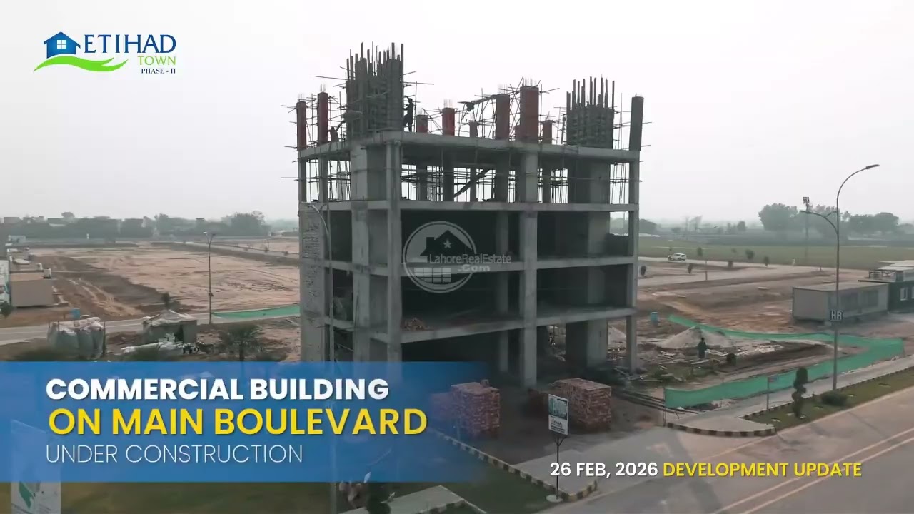 Etihad Town Lahore Phase 2 Latest Development Update 2026 | Block A, B, C, D Ready for Possession