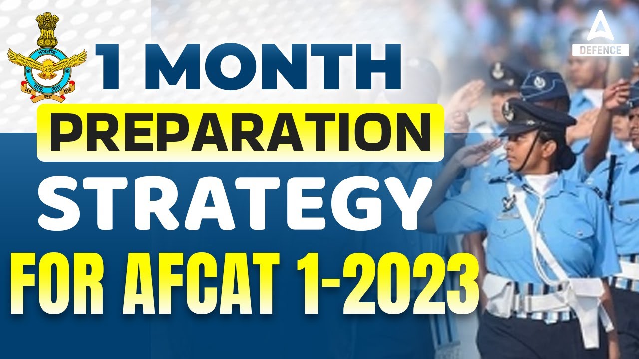 1 month preparation strategy for afcat 1-2023 | afcat 2023 preparation