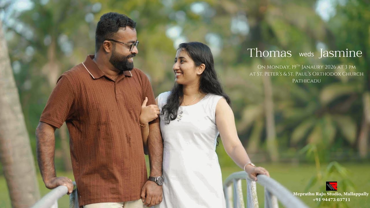Wedding Ceremony Live Streaming of Thomas Issac with Jasmine P Raj
