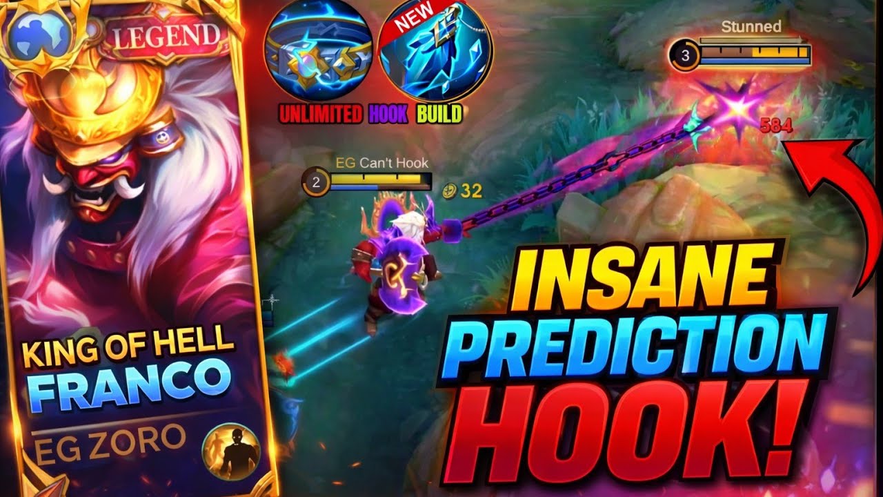 INSANE Prediction Hook 😱 | Franco God Mode | 2K Subscribers Special 🎉#mobilelegends #moba5v5 