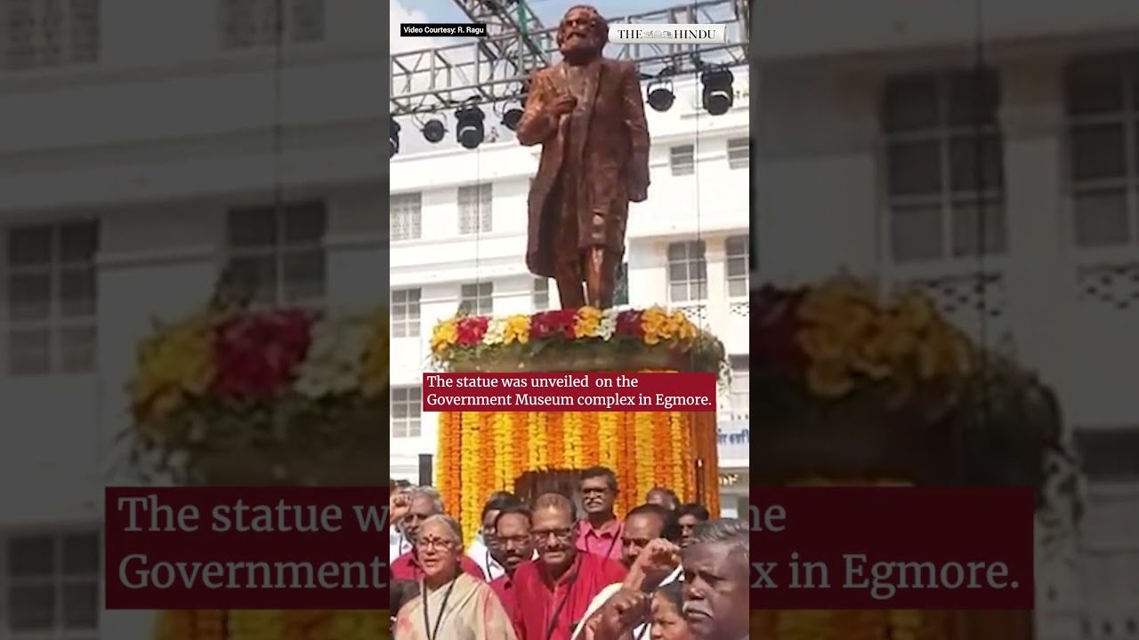 T.N. CM Stalin unveils Karl Marx&rsquo;s statue in Chennai