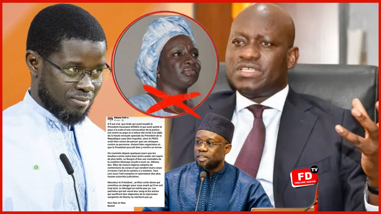 La d&eacute;cision tombe :Abass Fall demande &agrave; Diomaye de limoger Mimi Tour&eacute; (Dafa adh&eacute;rer gniye saga Sonko
