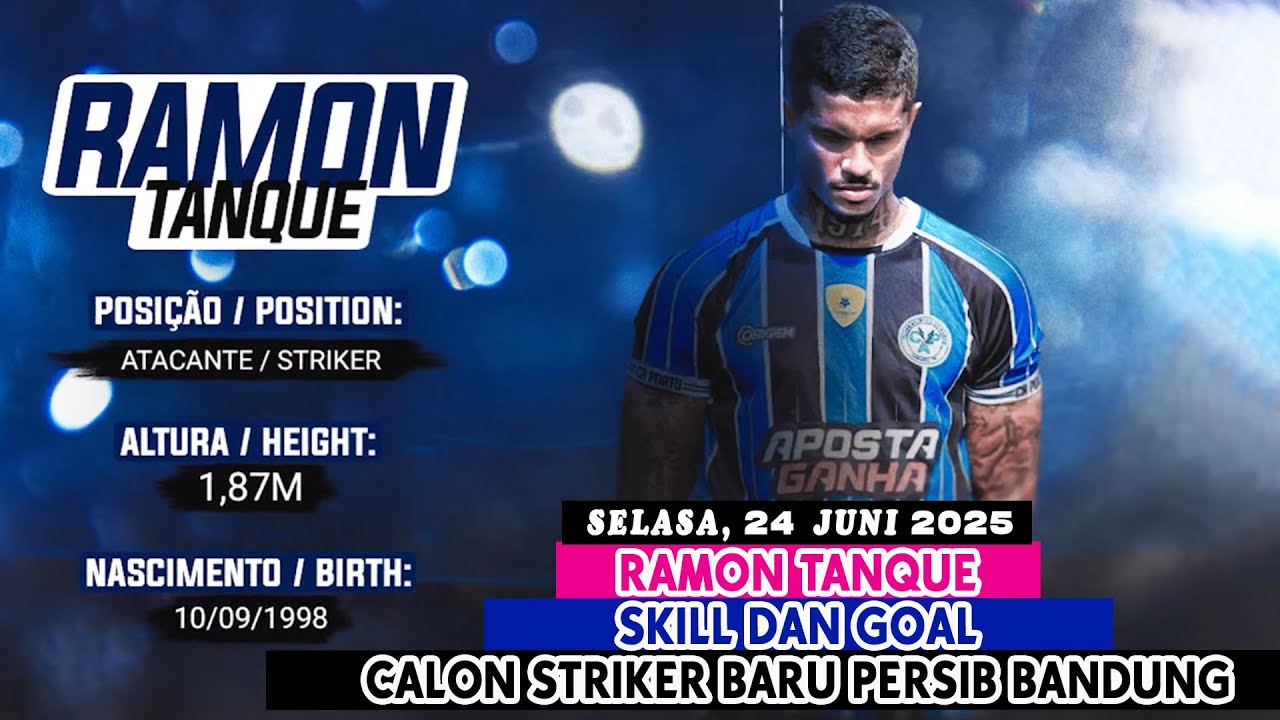 RAMON TANQUE || SKILL DAN GOAL CALON STRIKER BARU PERSIB BANDUNG
