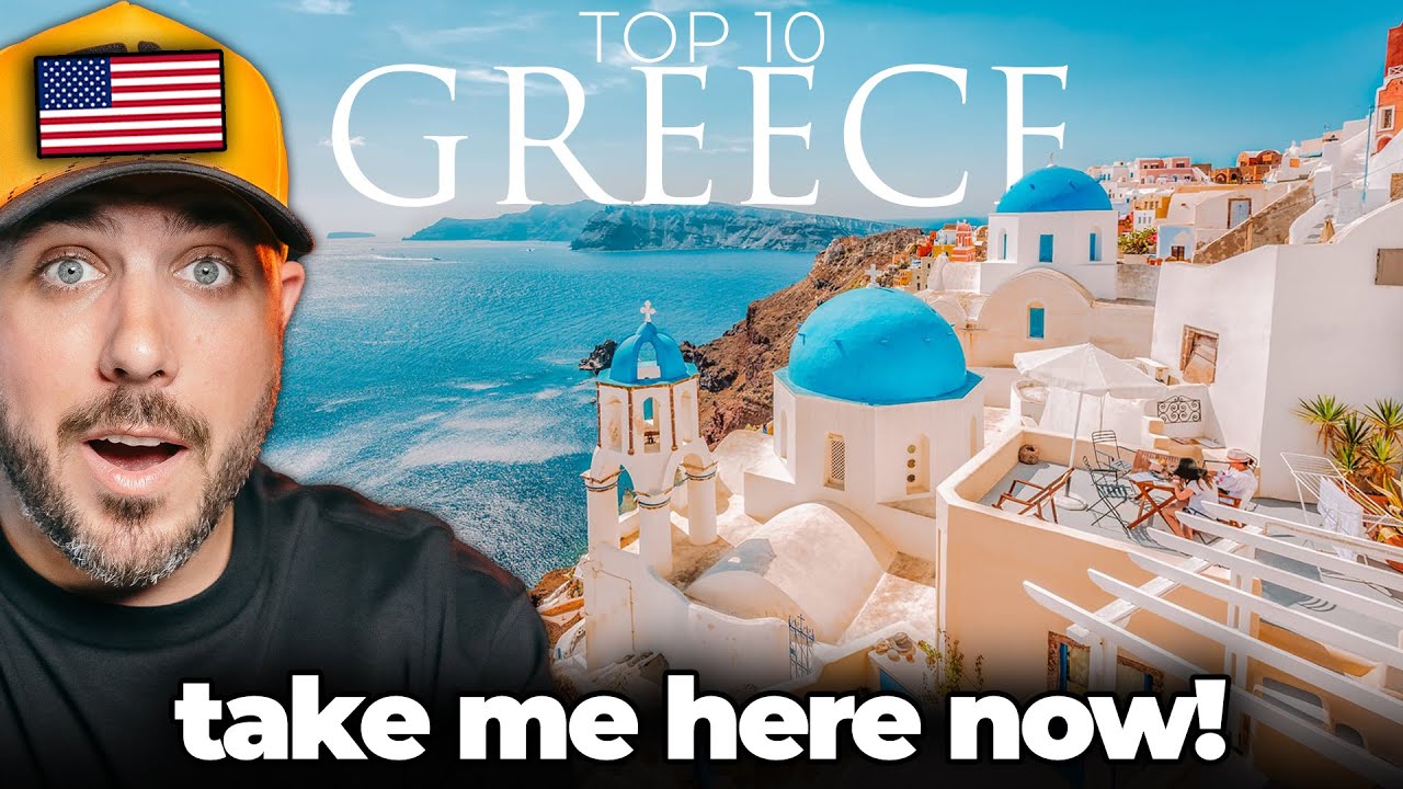 American Reacts to Top 10 Places to Visit in Greece