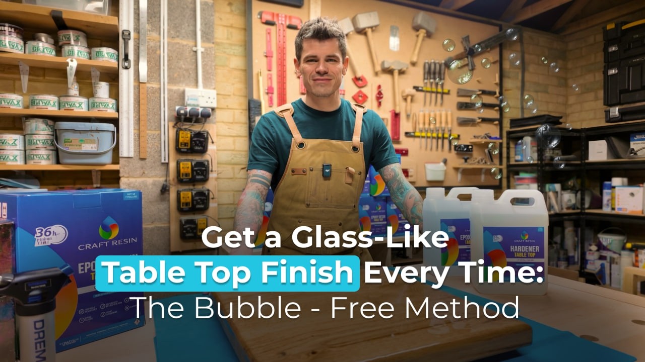 Perfect Bubble-Free Table Top Epoxy (No Pressure Pot Needed) – Craft Resin Guide