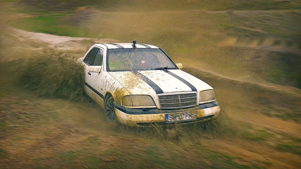 Cu Mercedes-Benz C180  Pe Camp - E Bun De Off Road? - 4K