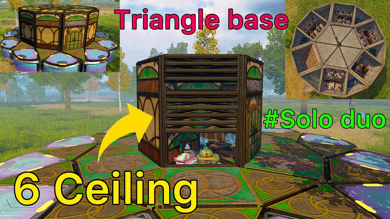 6 ceiling new bunker base design | last island of survival solo/duo tutorial base design