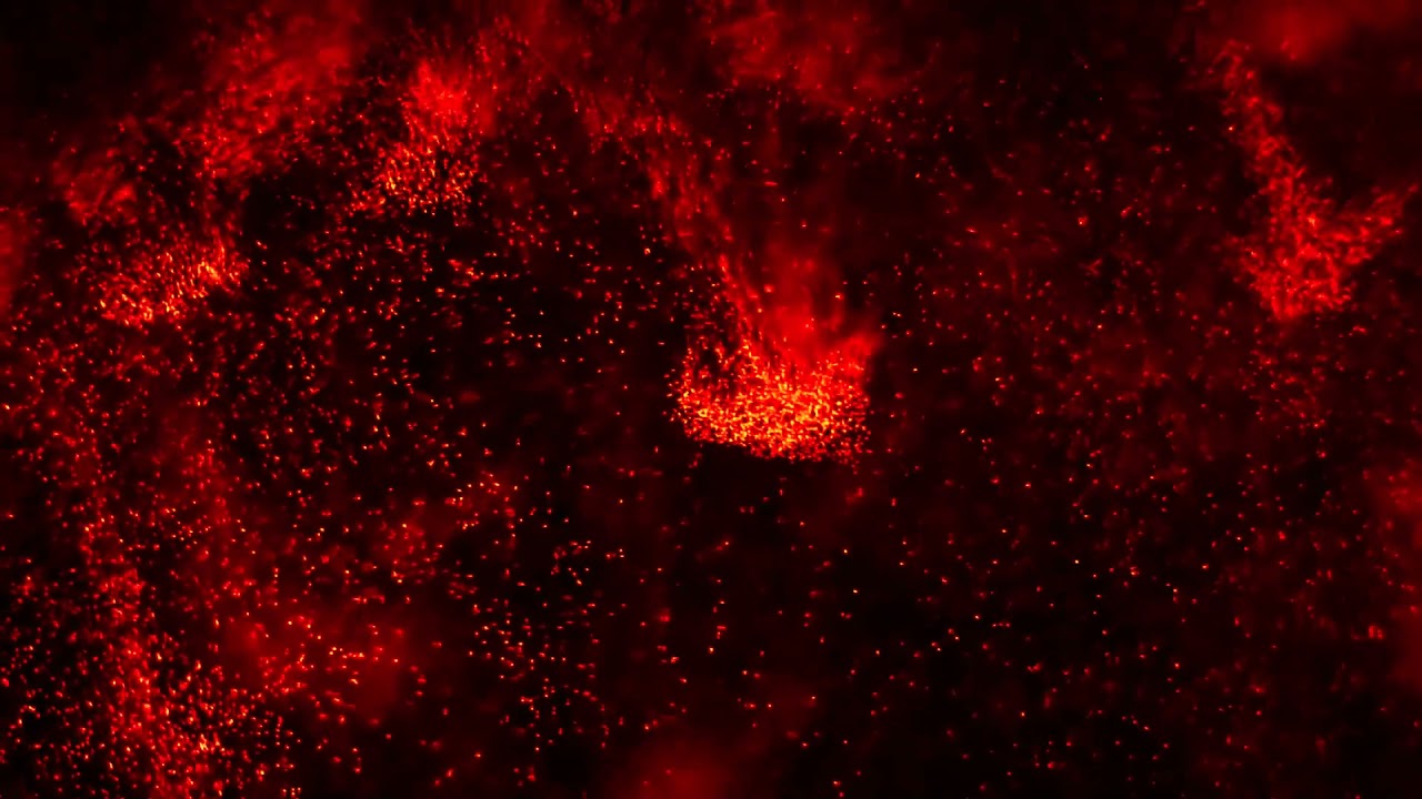 Cinematic particles in motion abstract background loop