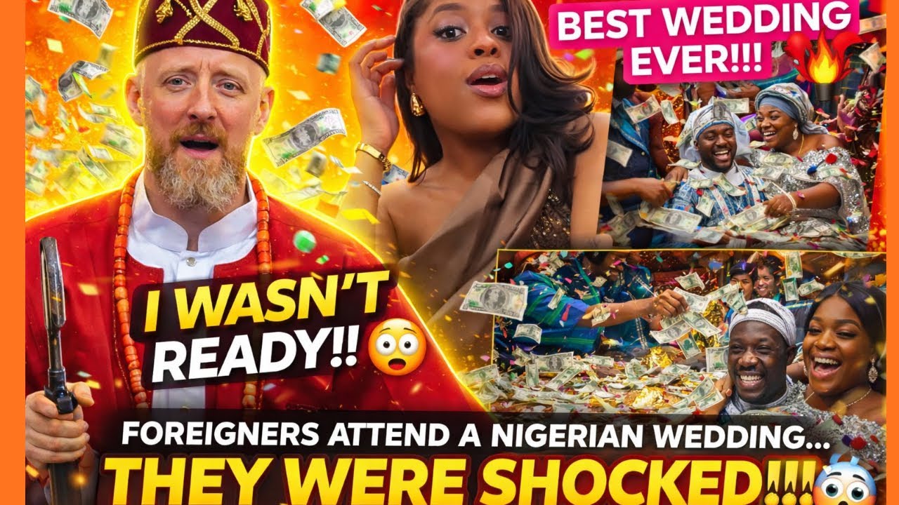 FOREIGNERS Reacts To NIGERIAN Weddings!!! They Were Not READY!!💵 🔥🤩🇳🇬🇳🇬#nigeria #viral 