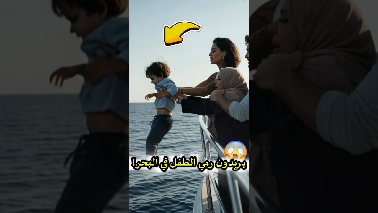 حاولوا إلقاء طفلها في البحر&hellip; فانكشفت المعجزة 😱!