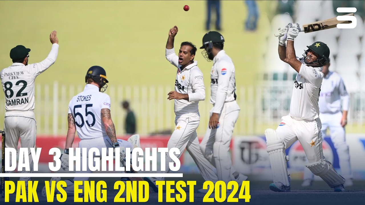 🔥 Day 3 Highlights | Pakistan vs England | 2nd Test 2024 | MR1T