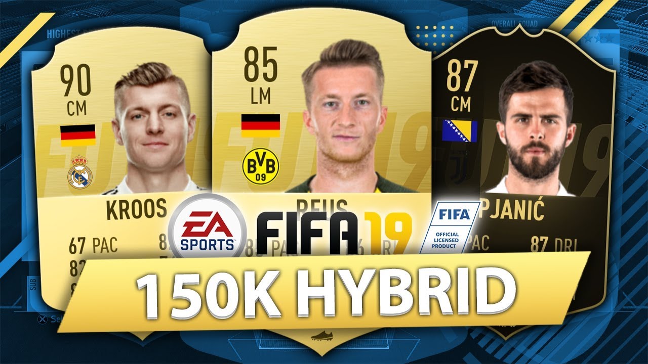 INSANE 150K HYBRID w/ IF PJANIC! FIFA 19 SQUAD BUILDER