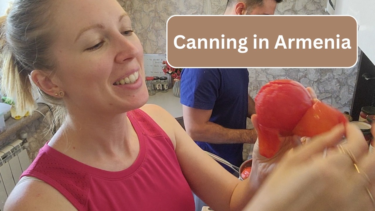 Консервирование помидоров в Армении | Как мы консервируем помидоры в Армении