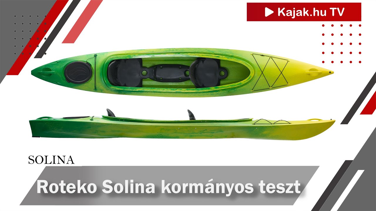 Roteko Solina kormányos páros túrakajak teszt I Kajak.hu
