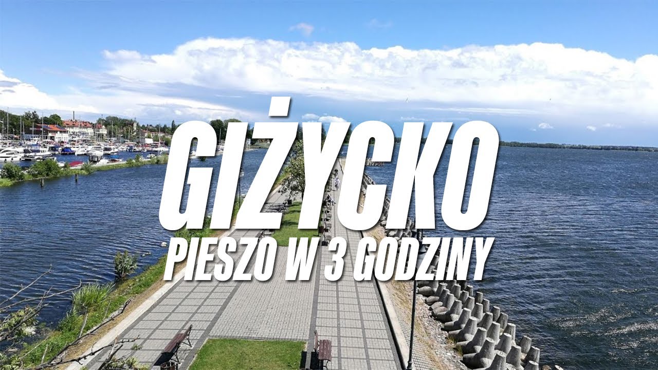 Giżycko w 3 godziny pieszo: molo, most obrotowy, Twierdza Boyen [4K]