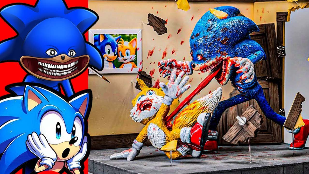 Sonic & Shin Sonic React To CREEPIEST SHIN SONIC PLAY-DOH ART!