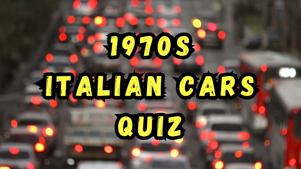 1970s Italian Car Quiz