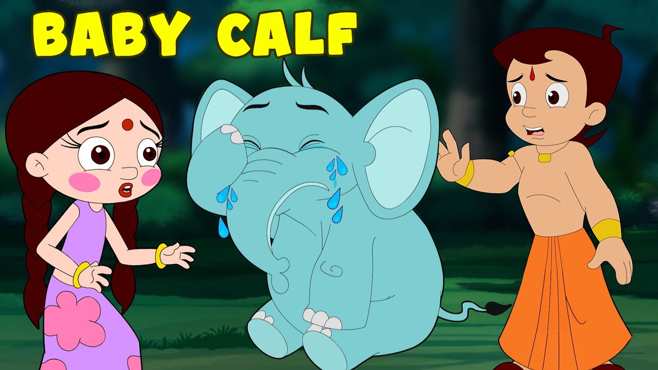Chutki - Baby Calf | Elephant Cartoons for Kids | Chhota Bheem YouTube Videos in Hindi