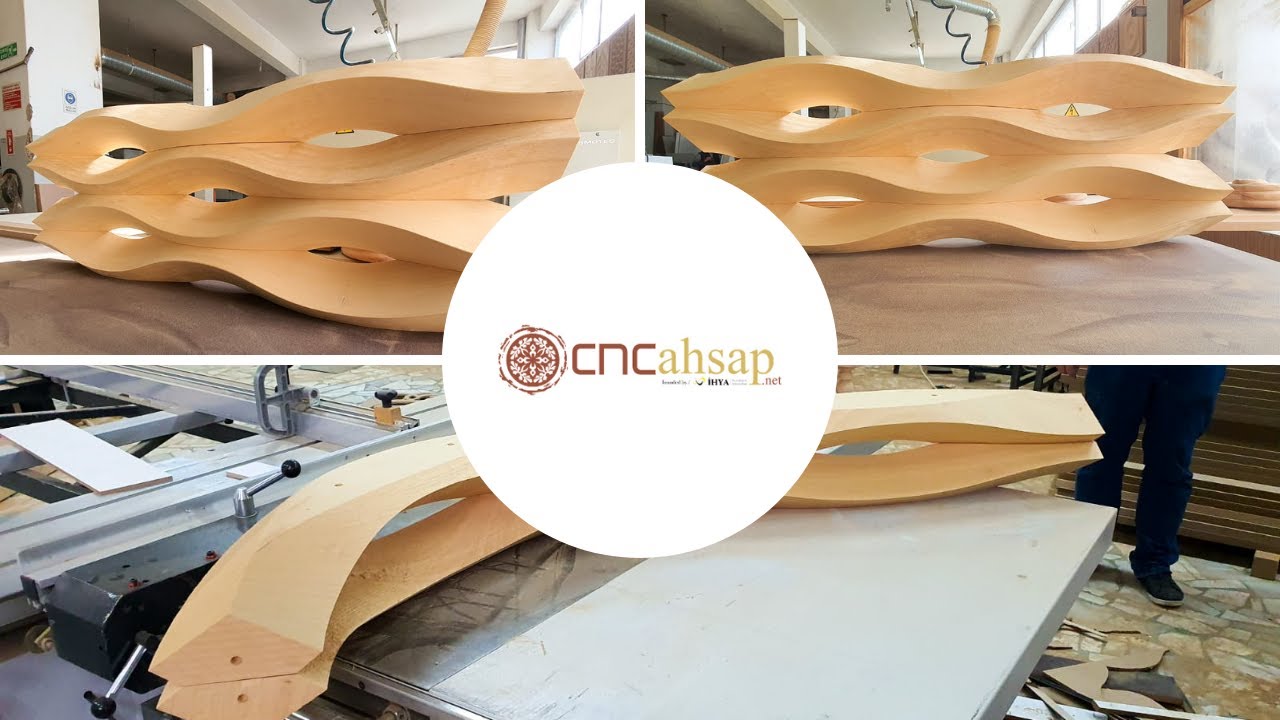 Cnc 5 Eksen Kesim Ahşap  İşleme | Cnc 5 Axis Cutting Wood Processing