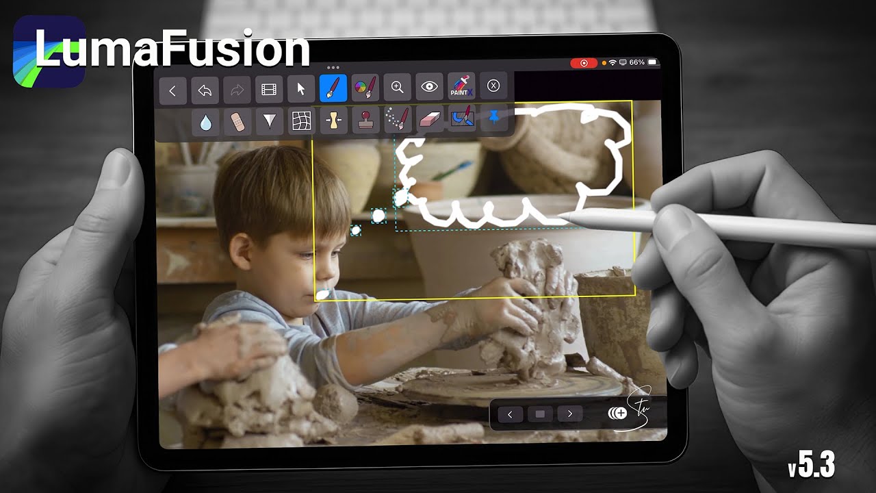 Using the Painting Tools in PaintX in LumaFusion v5.3 – Part 3