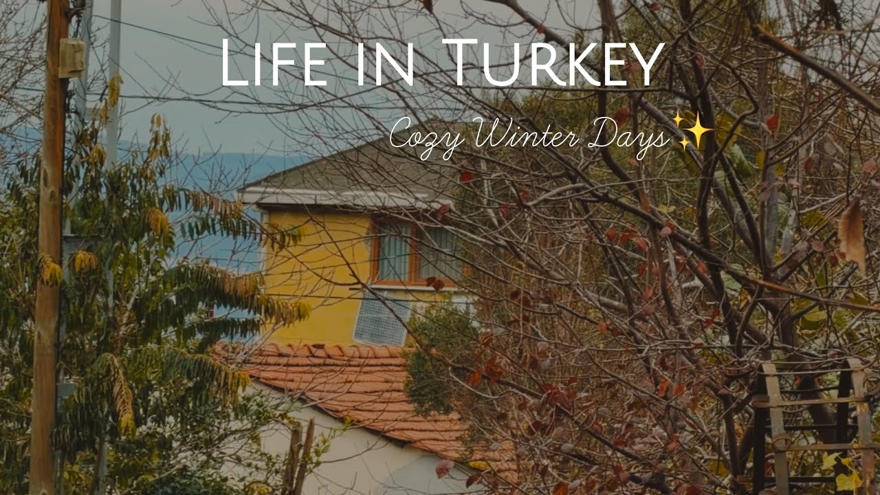 Winter in Istanbul 🏠 Cozy Home, Baking & Thank You Message 💌