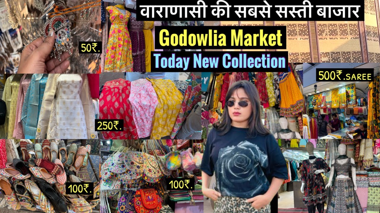 Exploring the Cheapest Market in Varanasi | Godowlia Market Tour | Godowlia Market Varanasi