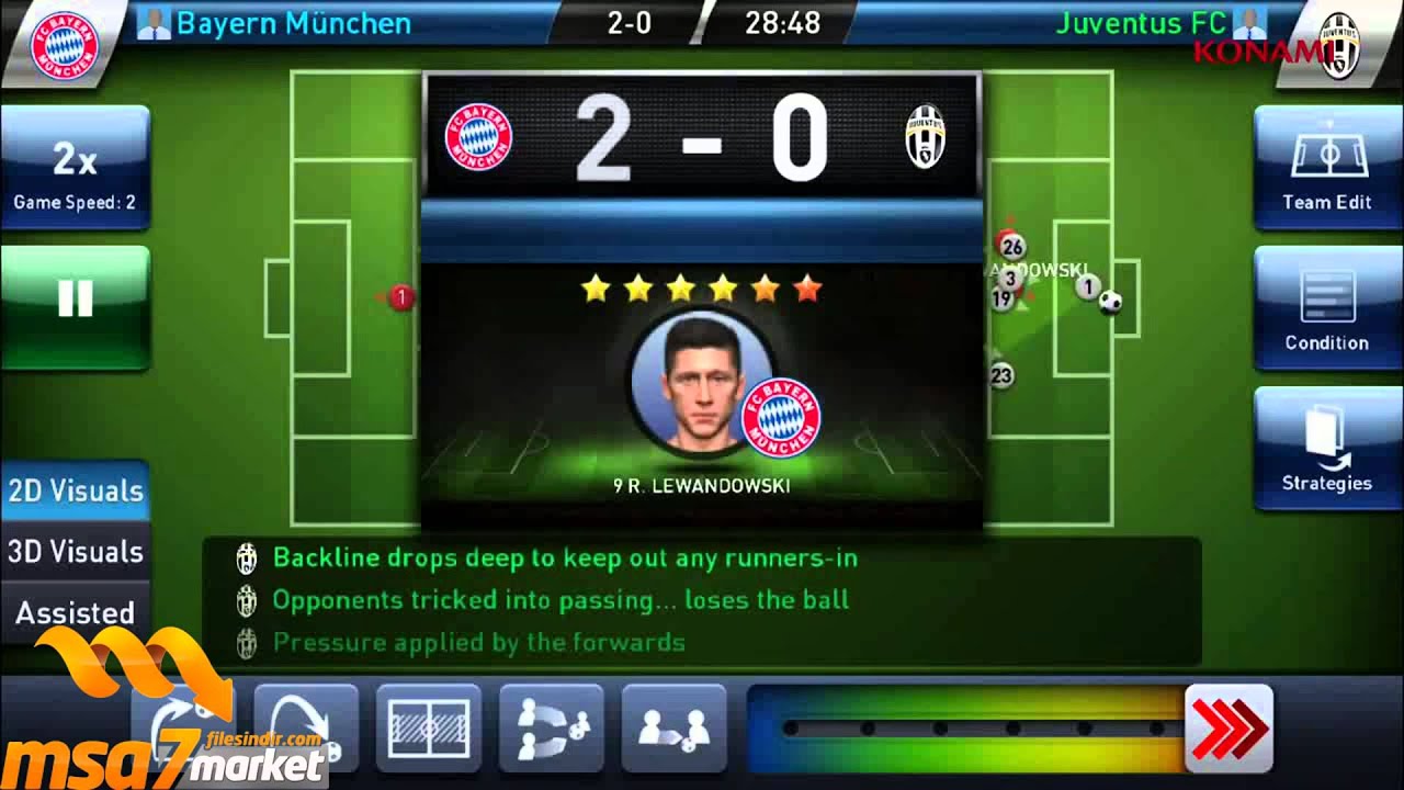 pes club manager apk indir