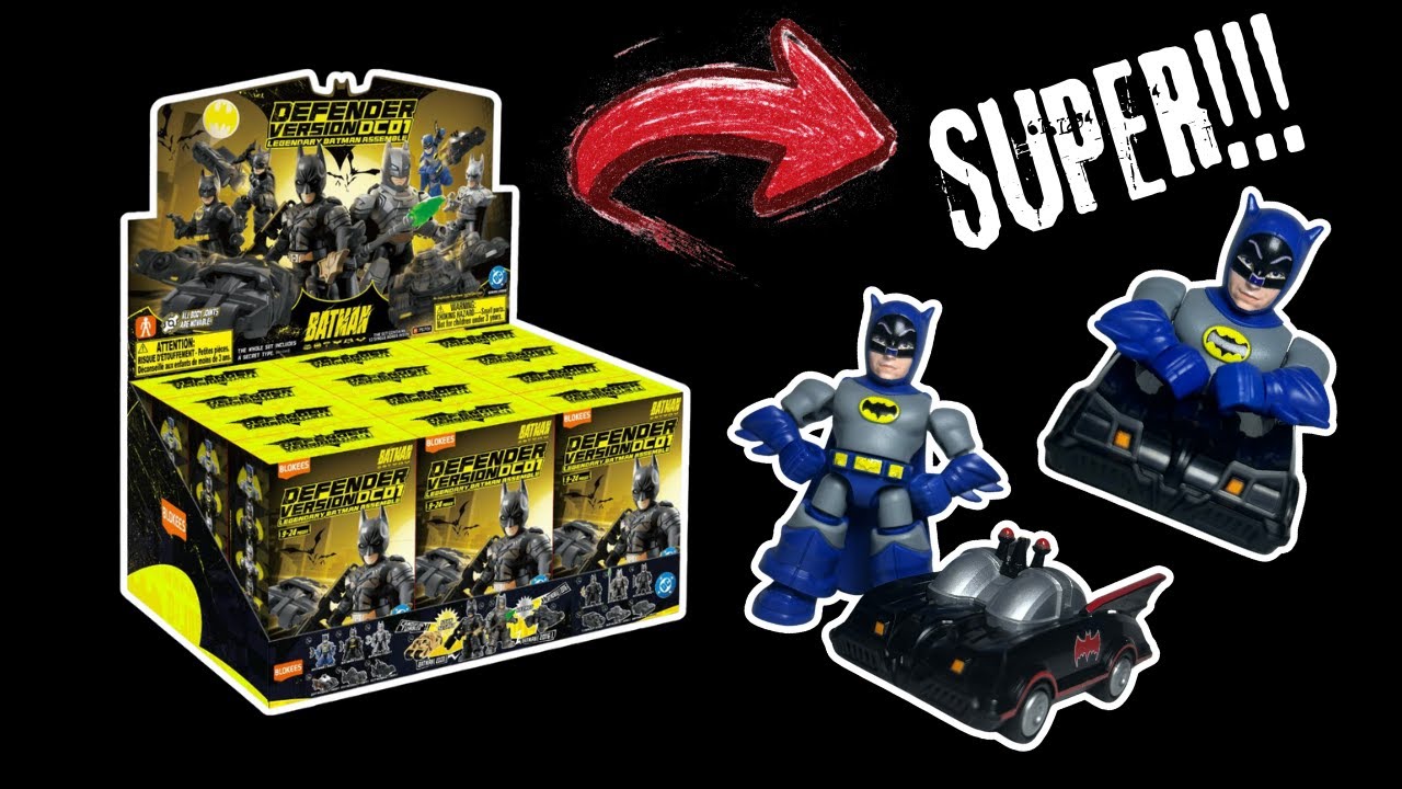 Blokees Defender Version DC01 Legendary Batman Assemble Blind Box Opening Unboxing