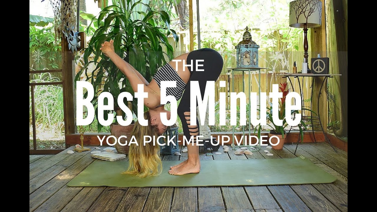 The BEST 5 Minute Yoga Pick-Me-Up Video