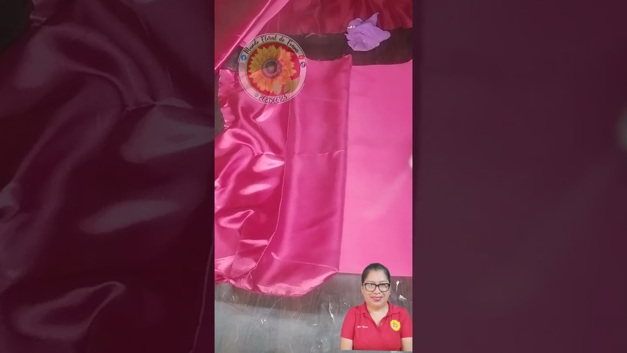 Cómo preparar tela para flores.