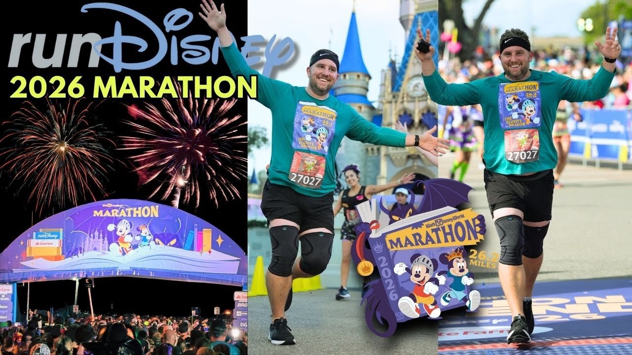 МОЙ ПЕРВЫЙ МАРАФОН завершает Dopey Challenge (марафонский уикенд runDisney 2026)