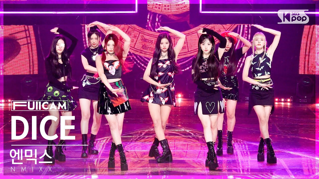 [안방1열 풀캠4K] 엔믹스 'DICE' (NMIXX FullCam)│@SBS Inkigayo 221002