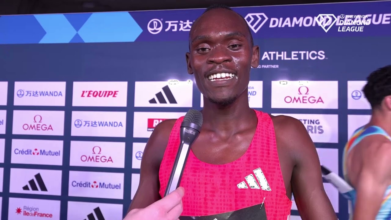 INTERVIEW: Phanuel Kipkosgei Koech - 3:37.72 1500m / Meeting de Paris - 2025 Wanda Diamond League
