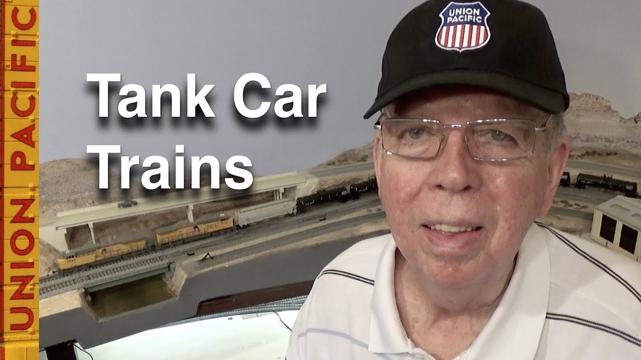Tank Car Trains on My N-Scale Layout