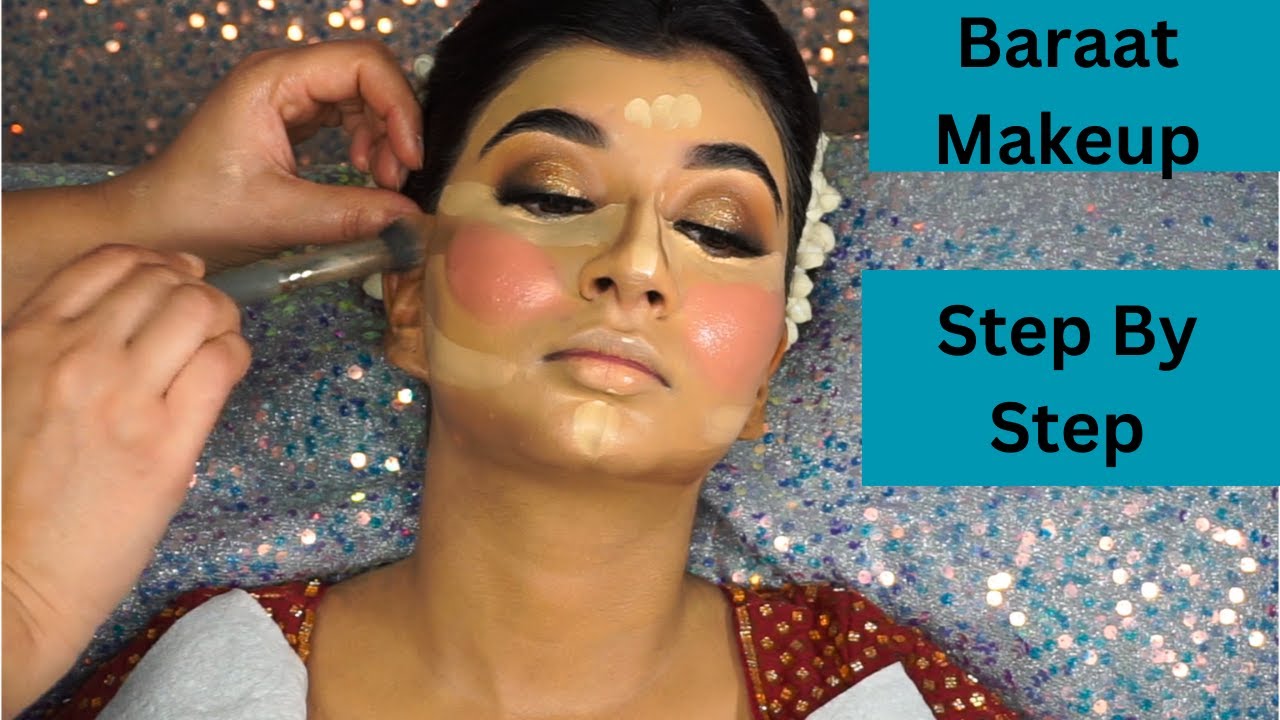 Baraat MakeUp Tutorial | Easy Step By Step | Long Lasting Base | Lots Of Tips! | Voiceover