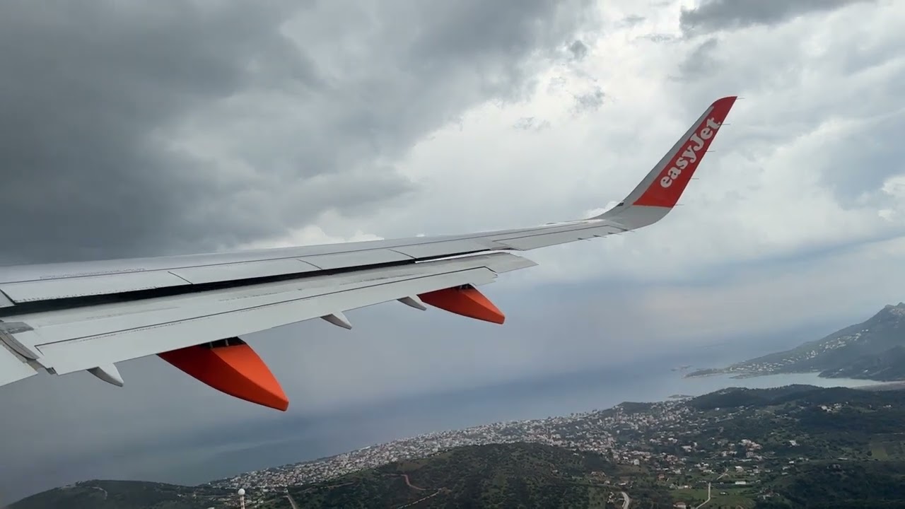 Easyjet A321NEO flight Athens to London Gatwick