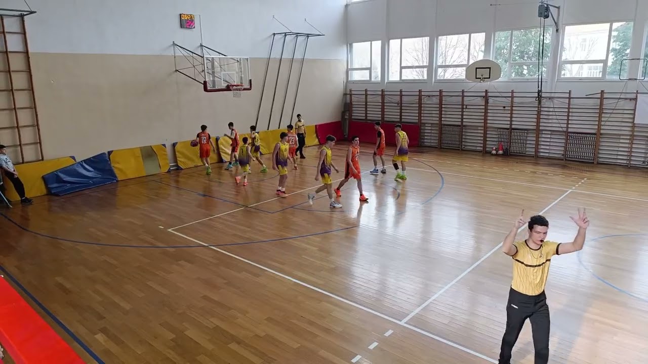 Deo utakmice sa ekipom KK Požarevac2 (zbog problema tehničke prirode)