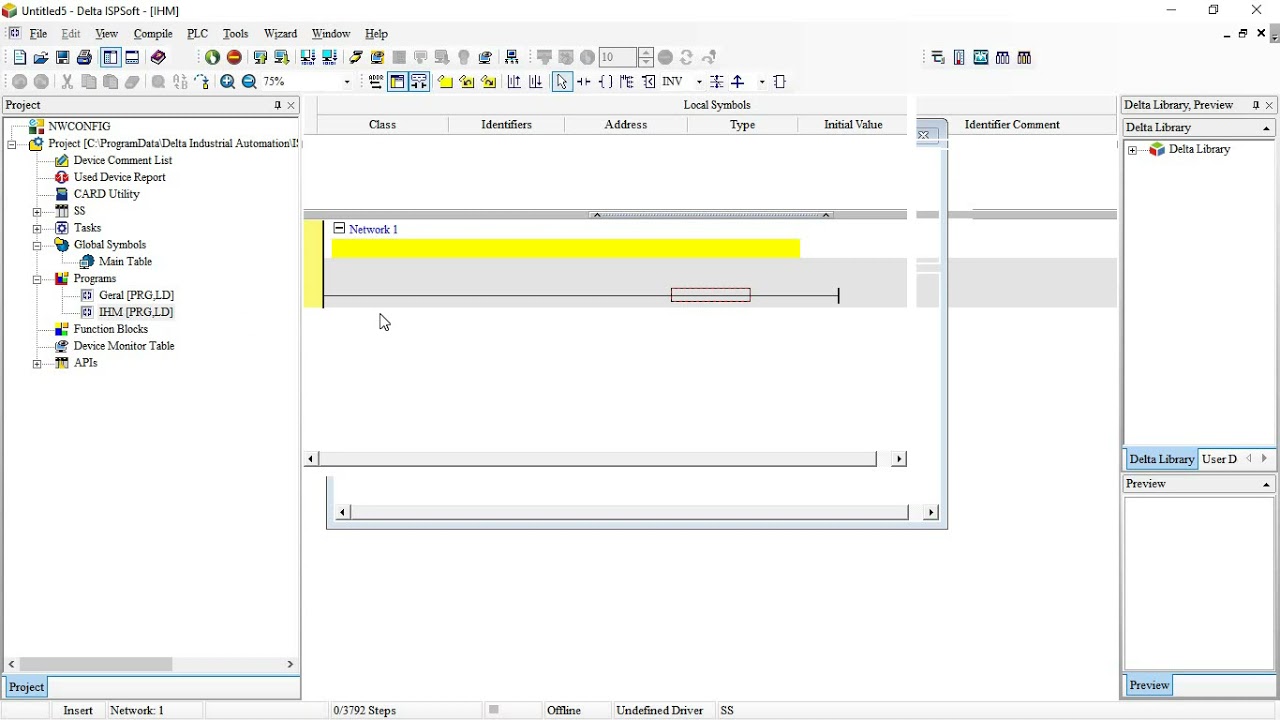 AULA 10 INICIANDO UM PROJETO NO DELTA ISPSOFT CLP DVP 14SS