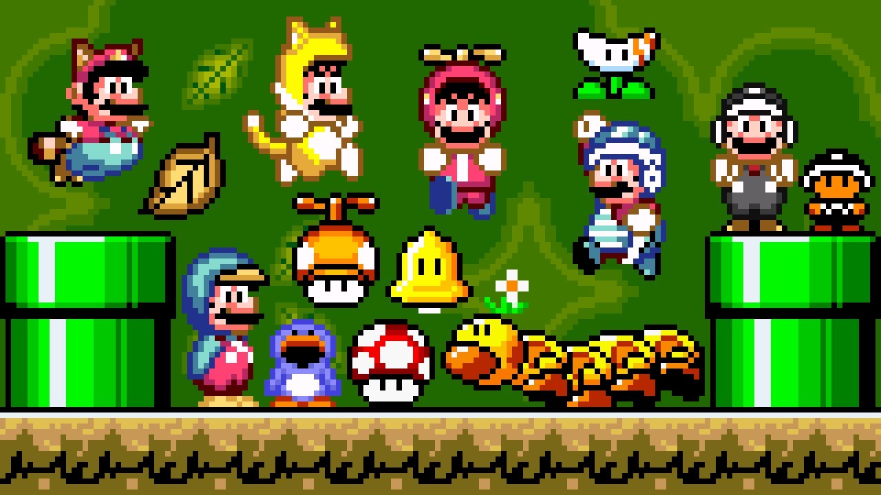 Super Mario World (SNES) - Custom Powerups v3.4.4: Forest of Illusion #5