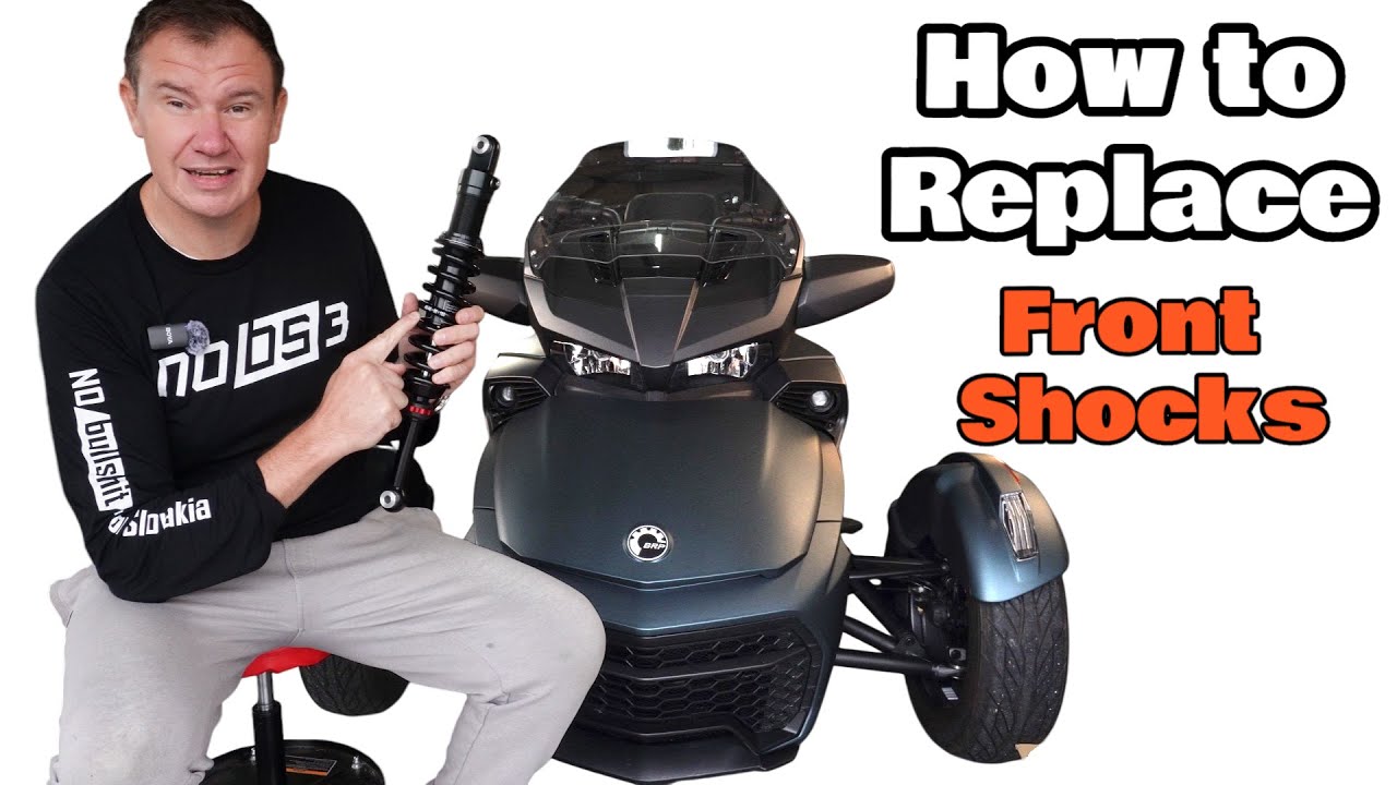 How to Replace Front Shocks | Can-Am Spyder F3, F3-S,  Spyder F3-T, F3 Ltd, Spyder RT (All Models)