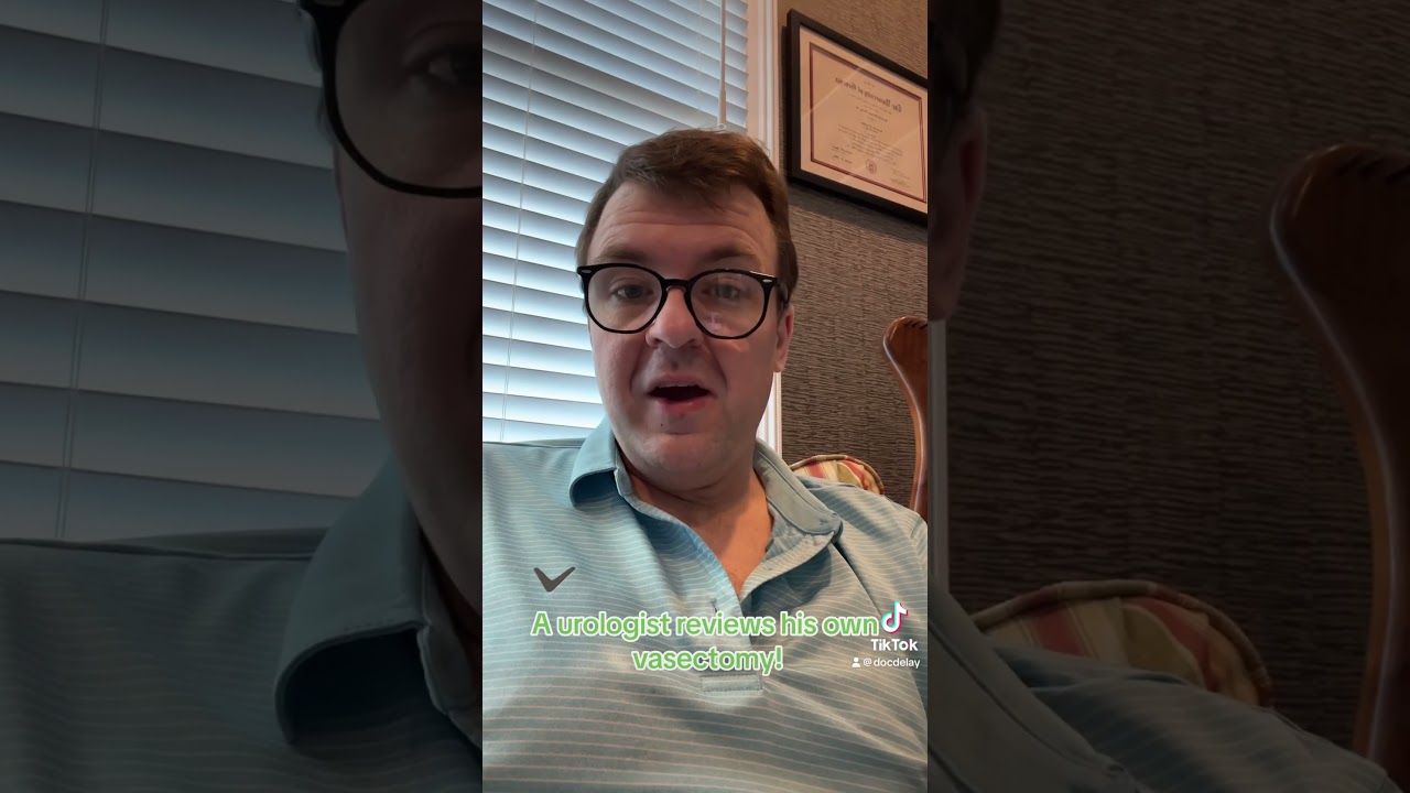 A urologist reviews his own vasectomy #vasectomy