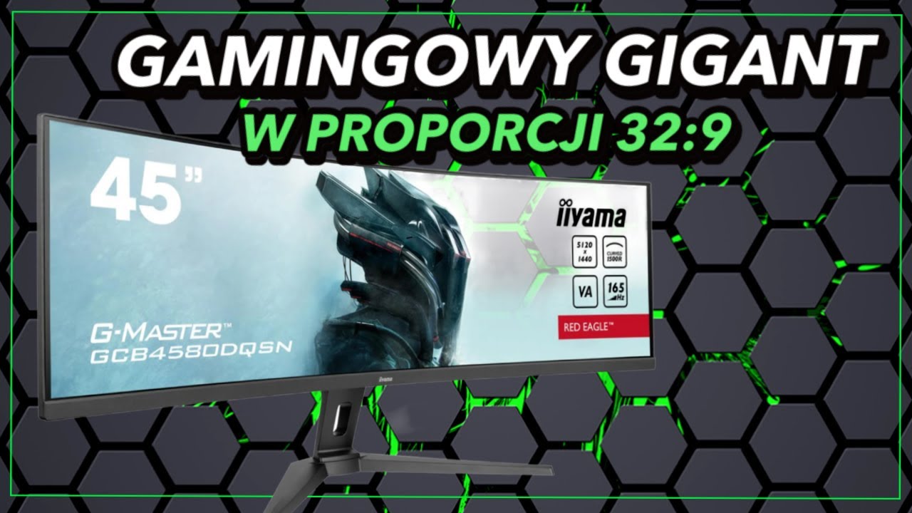 Gigantyczny monitor w propozcji 32:9 - idealny do gier - iiyama G Master GCB4580DQSN-B1